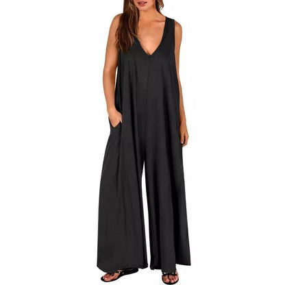 Casual Summer Pocket Jumpsuit for Women