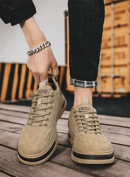 Mens Breathable AntiSlip Work Sneakers