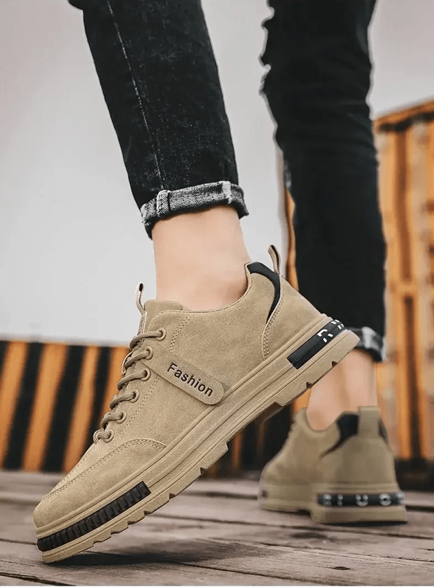 Mens Breathable AntiSlip Work Sneakers