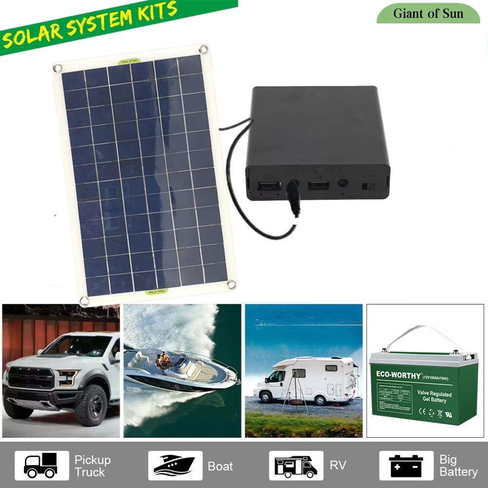 50W/30W/5W 800L/H DC 12V Low Noise Brushless Solar Water Pump Kit for Outdoor Fountain, Pond, Pool & Bird Bath