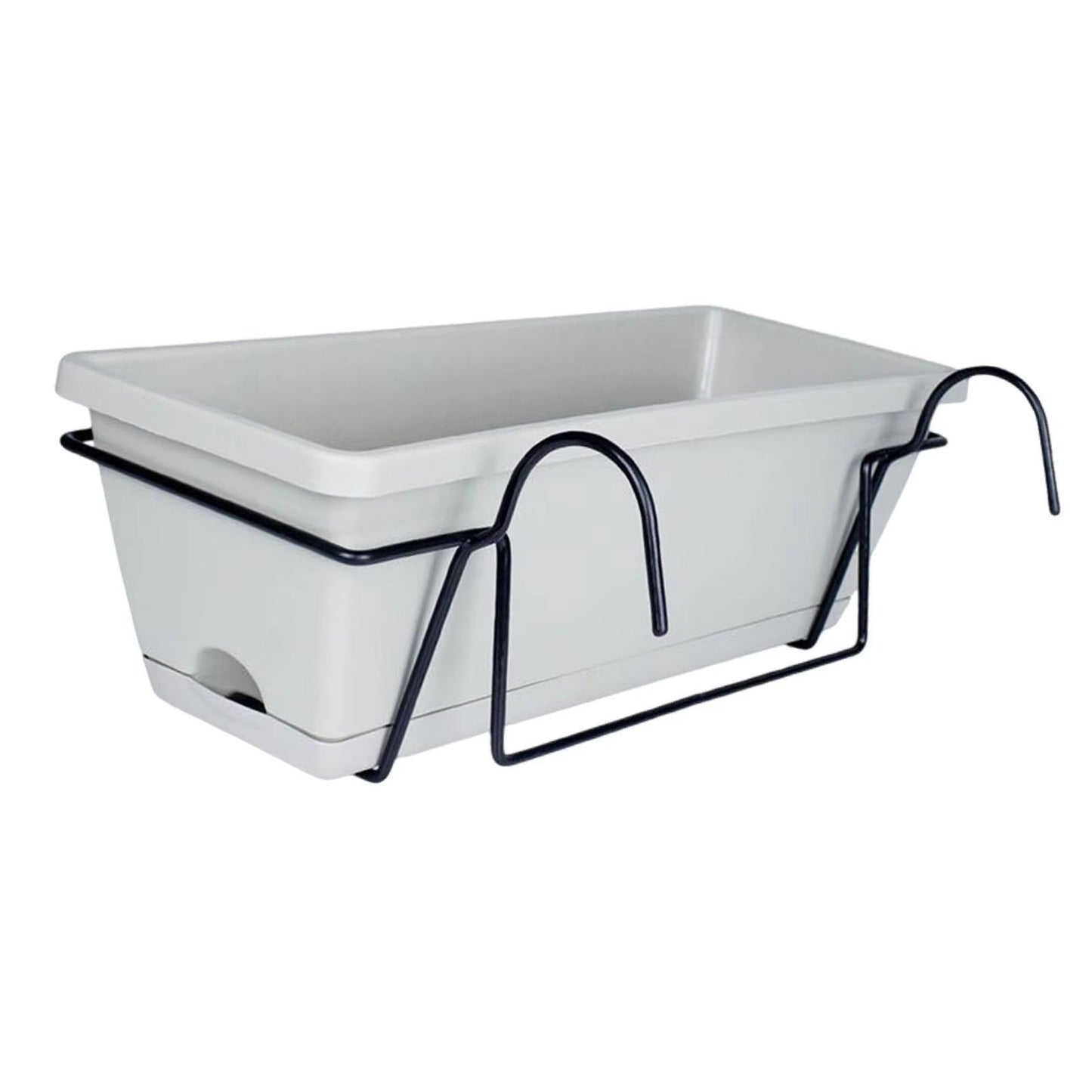 Hanging Planter for Balcony Railing Fence Planter Basket Window Box Flower Pot 6L for Garden and Yard