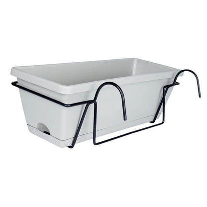 Hanging Planter for Balcony Railing Fence Planter Basket Window Box Flower Pot 6L for Garden and Yard