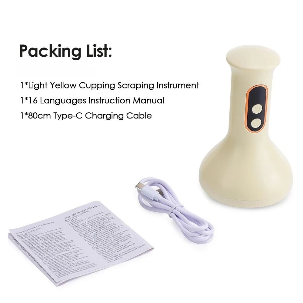 Smart Cupping Massage Machine with Red Light Heating