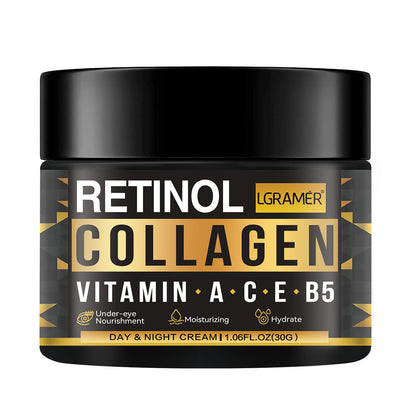 Men's Retinol Collagen, Face Cream Skincare, Hydrating Smooth, Moisturizing Brightening, Wrinkles Firming Facial Men
