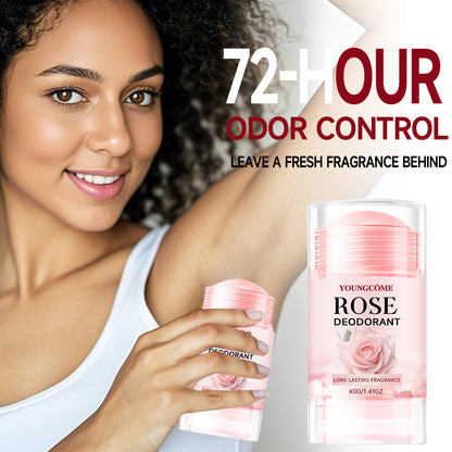 Pink Rose Essentials, Long Lasting Fragrance, Deodorant Stick, Oil Deodorant Cream, Perfume Cooling Armpit, Dating Aroma
