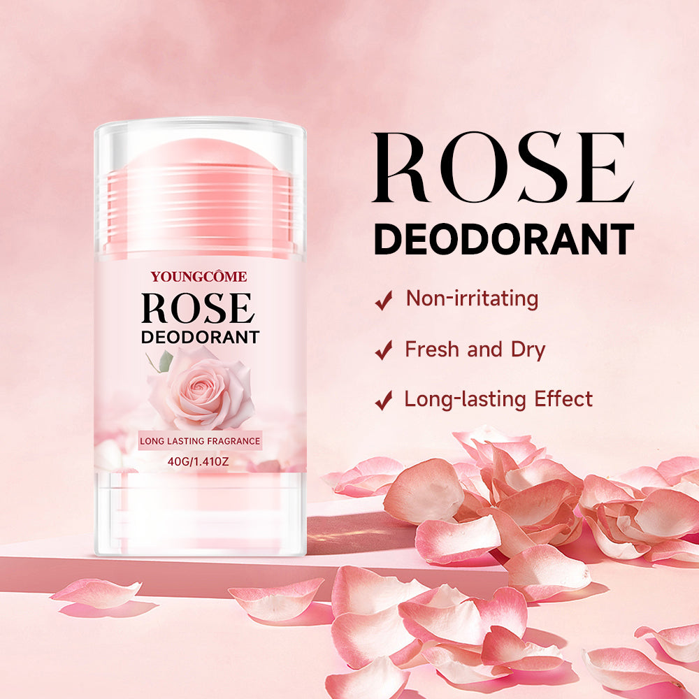 Pink Rose Essentials, Long Lasting Fragrance, Deodorant Stick, Oil Deodorant Cream, Perfume Cooling Armpit, Dating Aroma