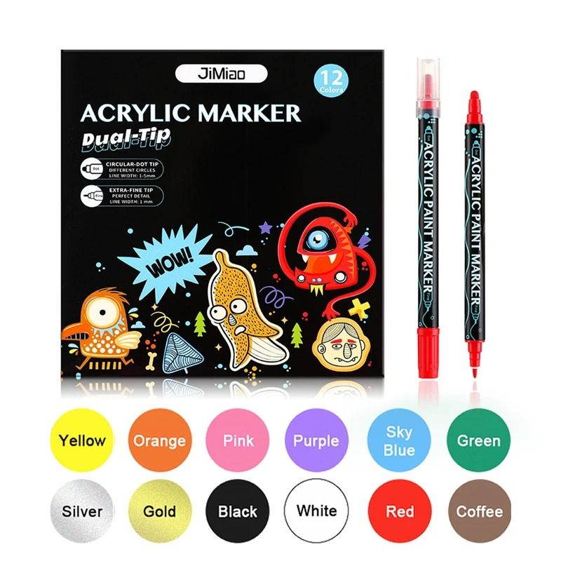 Colorable Two-Piece Pajama Set for Kids – DIY Coloring Kit Pajamas with Markers for Boys and Girls
