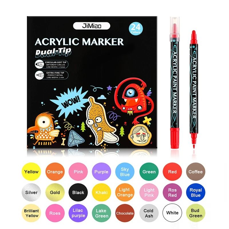 Colorable Two-Piece Pajama Set for Kids – DIY Coloring Kit Pajamas with Markers for Boys and Girls