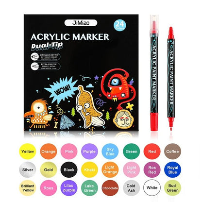 Colorable Two-Piece Pajama Set for Kids – DIY Coloring Kit Pajamas with Markers for Boys and Girls
