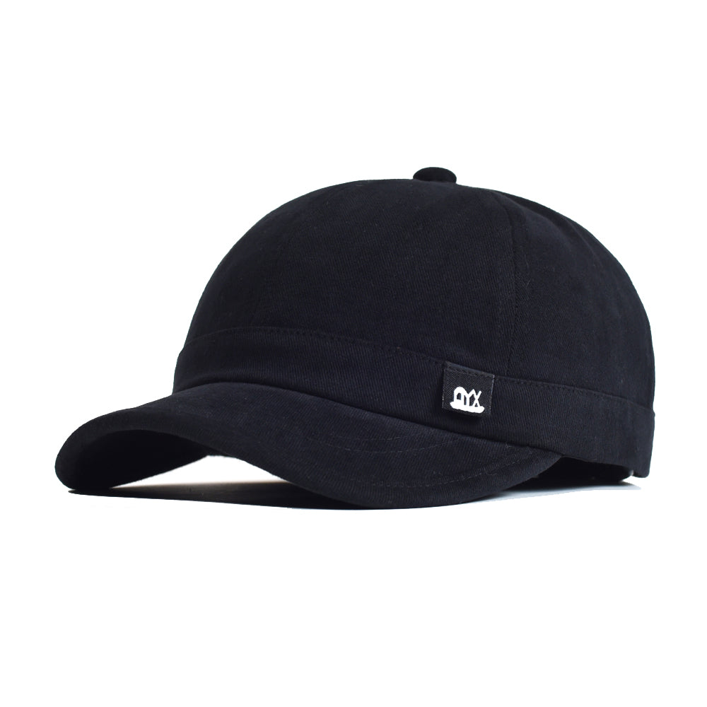 Vintage Short Brim Baseball Cap Cotton, Soft Dad Hat for Men Women, Adjustable Trucker Style Low Profile Caps