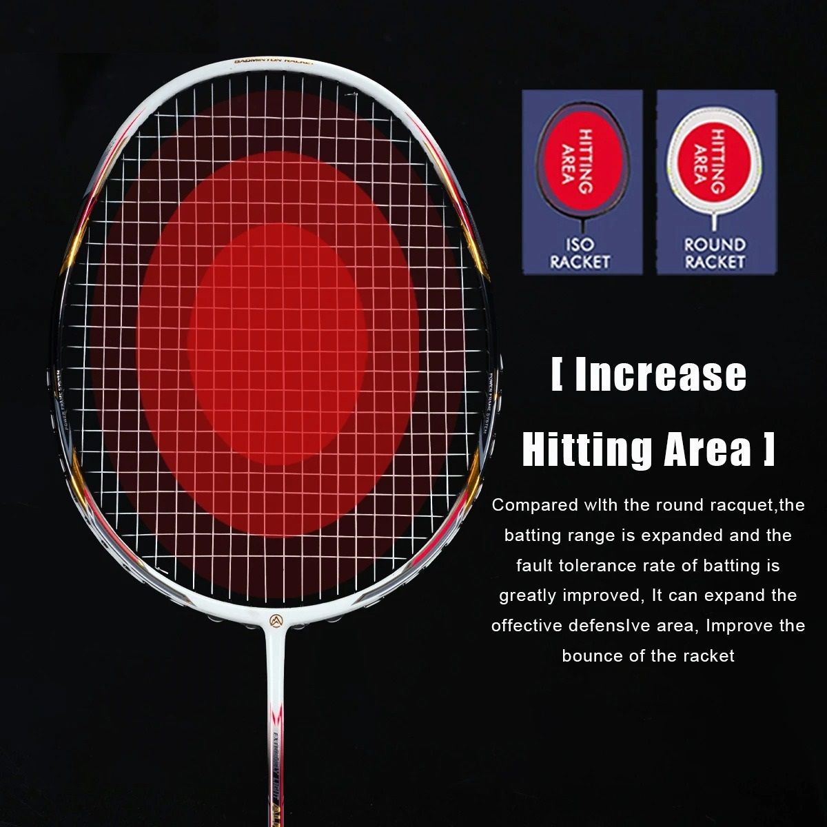 10U Ultra Light Graphite Badminton Racket for Speed Control