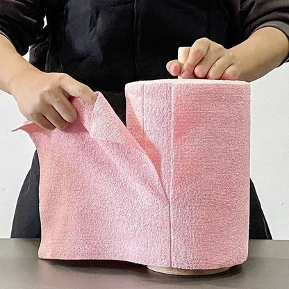 Reusable Microfiber Kitchen Cloth Roll – Eco-Friendly Cleaning Towels for Dishes, Counters, and More