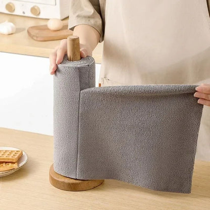 Reusable Microfiber Kitchen Cloth Roll – Eco-Friendly Cleaning Towels for Dishes, Counters, and More