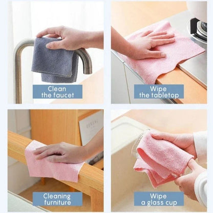 Reusable Microfiber Kitchen Cloth Roll – Eco-Friendly Cleaning Towels for Dishes, Counters, and More