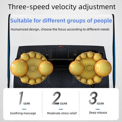 Contoured Massage Pillow with Heat and Vibration Therapy