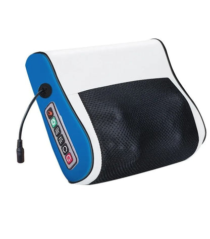 Contoured Massage Pillow with Heat and Vibration Therapy