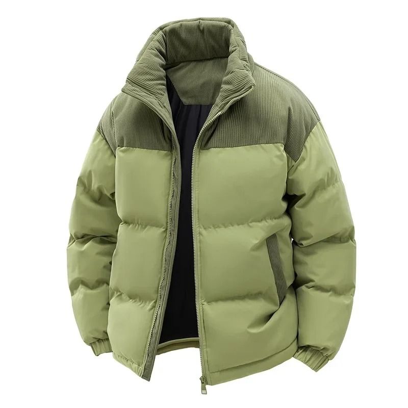 Thickened Cotton Windproof Hooded Jacket for Men