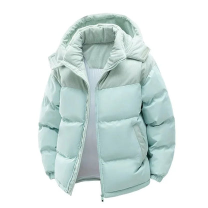 Thickened Cotton Windproof Hooded Jacket for Men