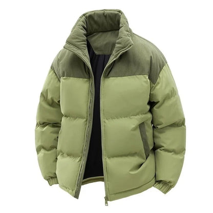Thickened Cotton Windproof Hooded Jacket for Men