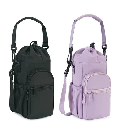 Everyday 40oz Insulated Water Bottle Carrier | Neoprene Crossbody Sling with Pocket