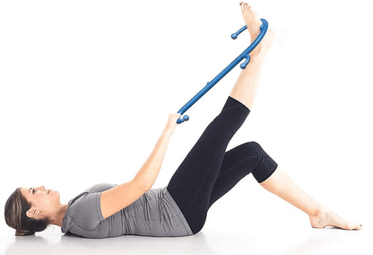 BackEase Trigger Point Self Massage Cane Deep Tissue Relief for Back Neck and Feet