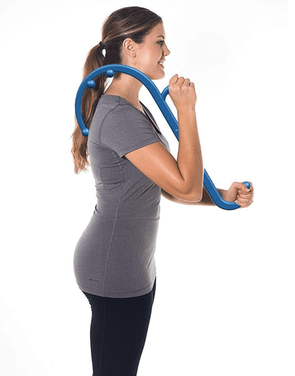 BackEase Trigger Point Self Massage Cane Deep Tissue Relief for Back Neck and Feet