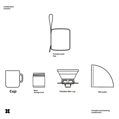 CampBrew Portable Pour Over Coffee Kit