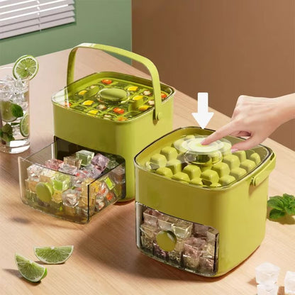48 Grid Ice Cube Tray Reusable Refrigerator Ice Maker Easy-Release Mold