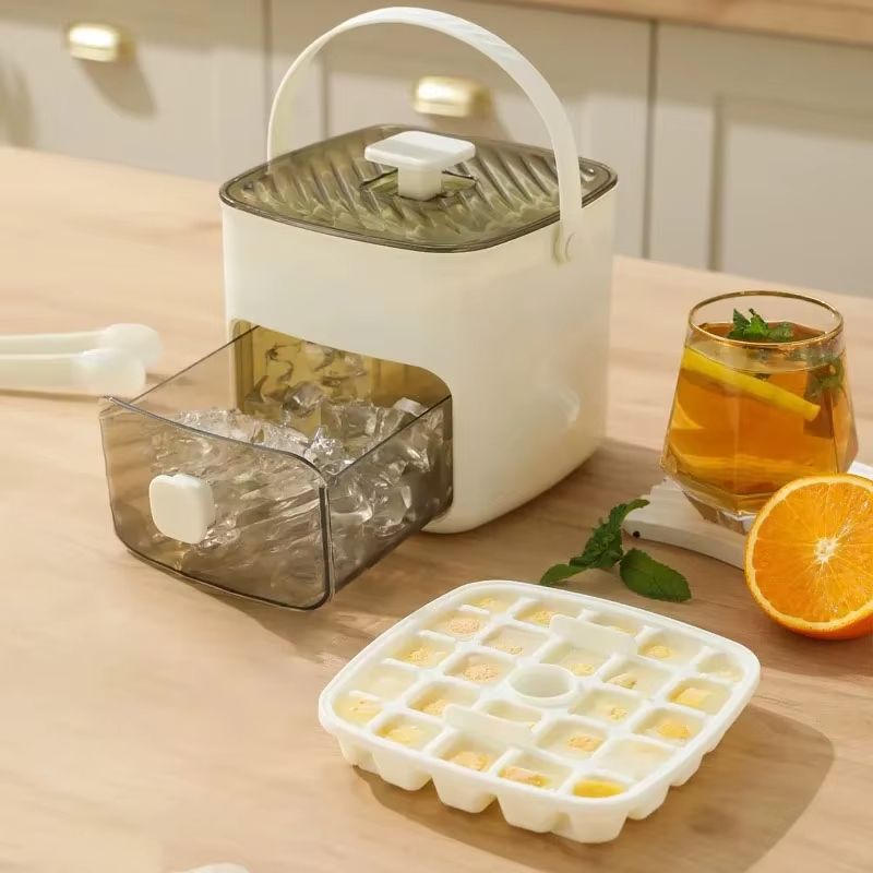 48 Grid Ice Cube Tray Reusable Refrigerator Ice Maker Easy-Release Mold