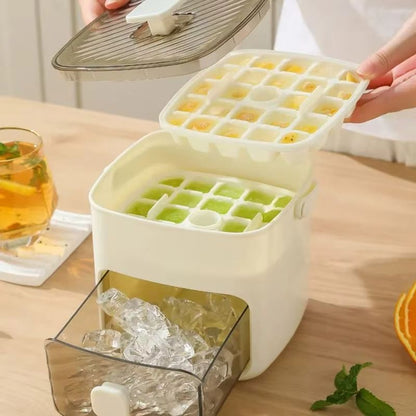 48 Grid Ice Cube Tray Reusable Refrigerator Ice Maker Easy-Release Mold