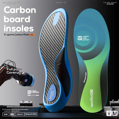 Mcgola Pro Court Insole Full Length Carbon Plate for High Rebound and Arch Support