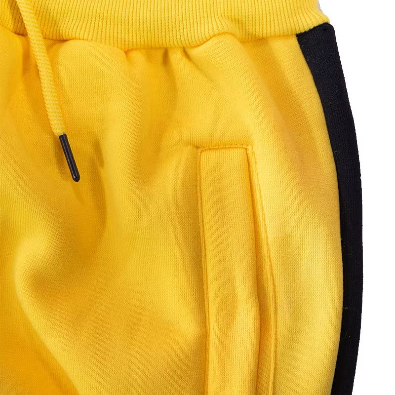 Men's Color Block Winter Tracksuit – Warm, Breathable 2-Piece Sportswear Set