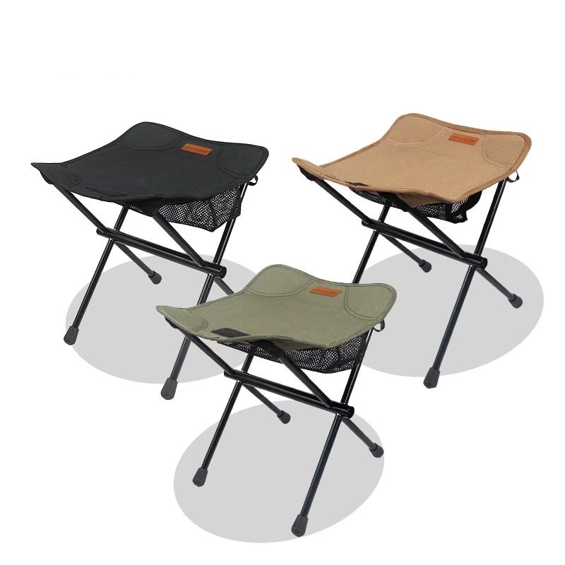 Compact Portable Folding Stool Ultralight Aluminum Alloy Mini Chair for Camping Fishing and Picnics