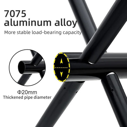 Compact Portable Folding Stool Ultralight Aluminum Alloy Mini Chair for Camping Fishing and Picnics