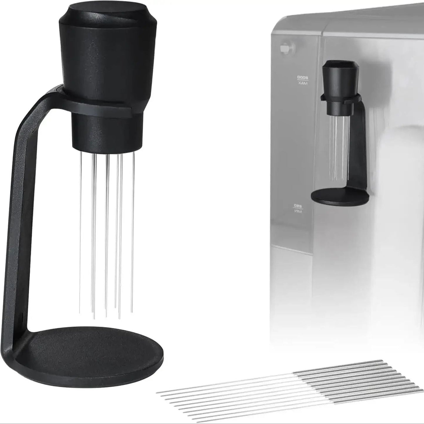 Magnetic Espresso Distribution Tool for Smooth Extraction