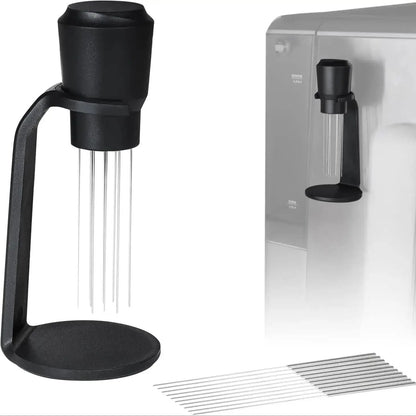 Magnetic Espresso Distribution Tool for Smooth Extraction