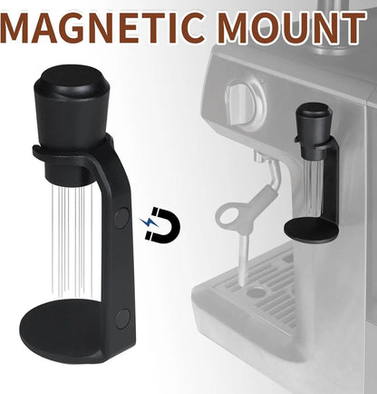 Magnetic Espresso Distribution Tool for Smooth Extraction