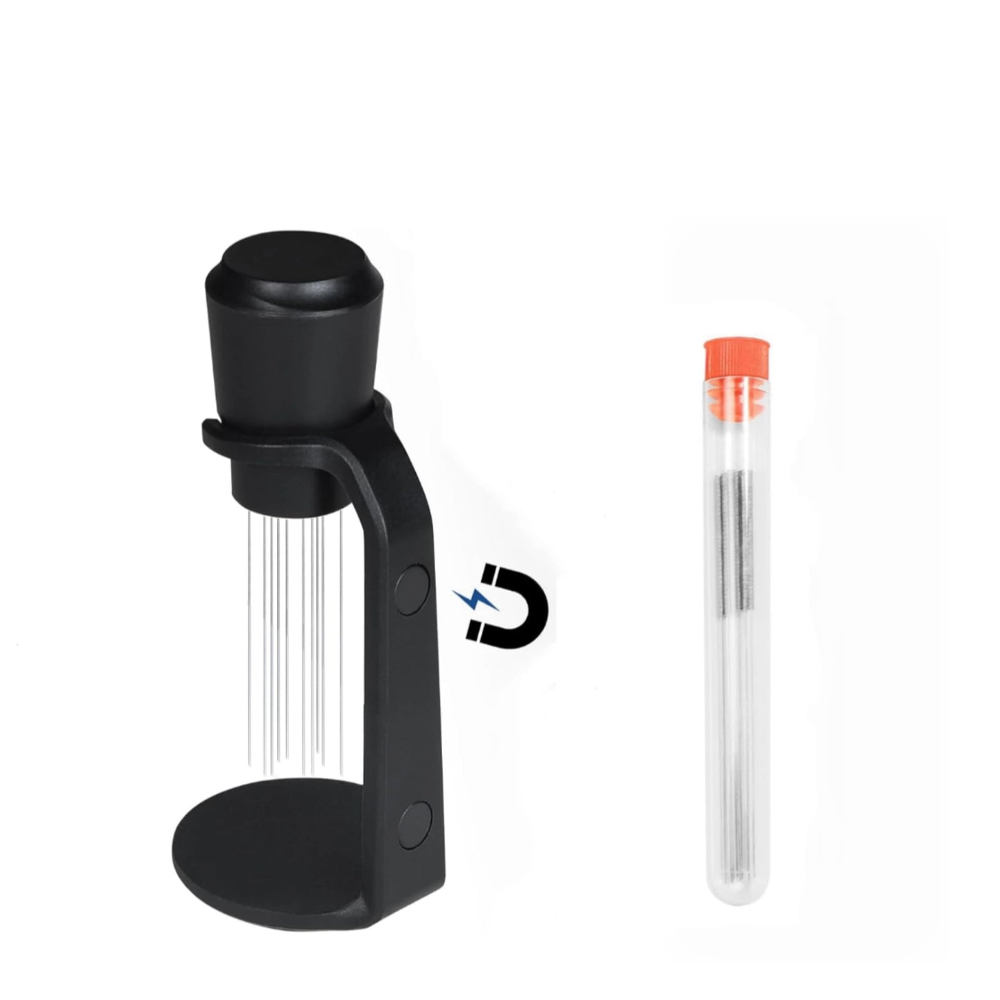Magnetic Espresso Distribution Tool for Smooth Extraction