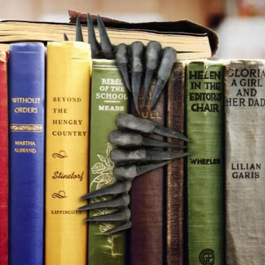 Devils Hand Resin Halloween Bookmark Horror 3D Book Ornament