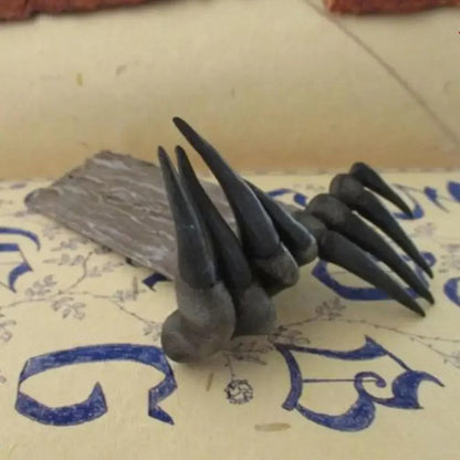 Devils Hand Resin Halloween Bookmark Horror 3D Book Ornament