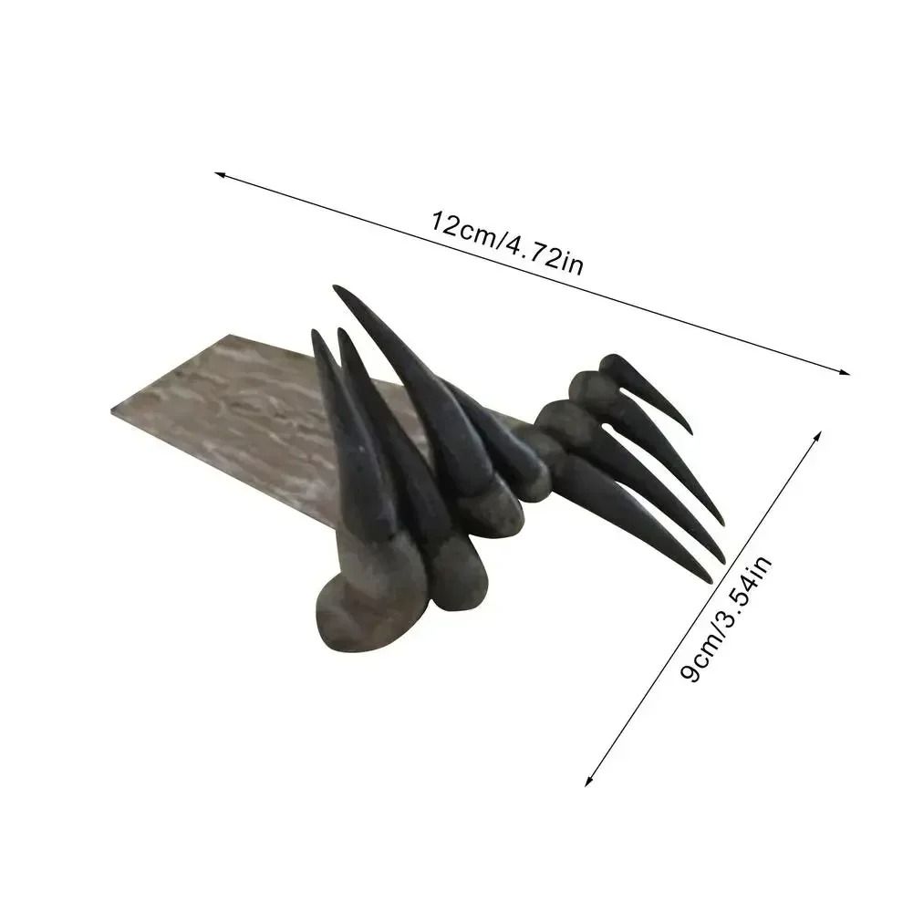 Devils Hand Resin Halloween Bookmark Horror 3D Book Ornament