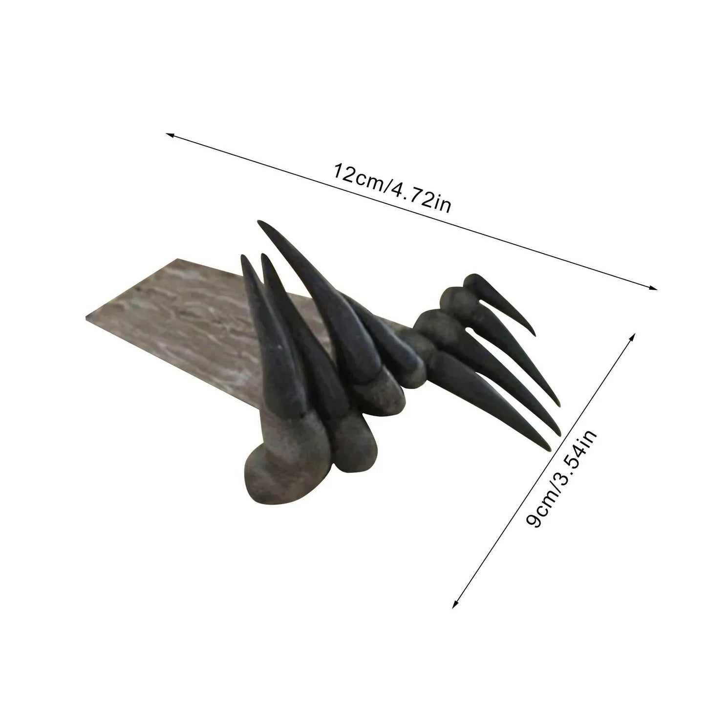 Devils Hand Resin Halloween Bookmark Horror 3D Book Ornament
