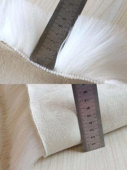 Faux Sheepskin Fur Soft Carpet Washable Fluffy Rug for Floor or Furniture
