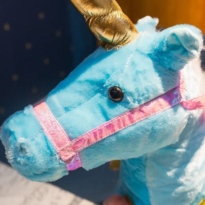 Large 100 cm Unicorn Plush Toy Soft Stuffed Animal for Kids
