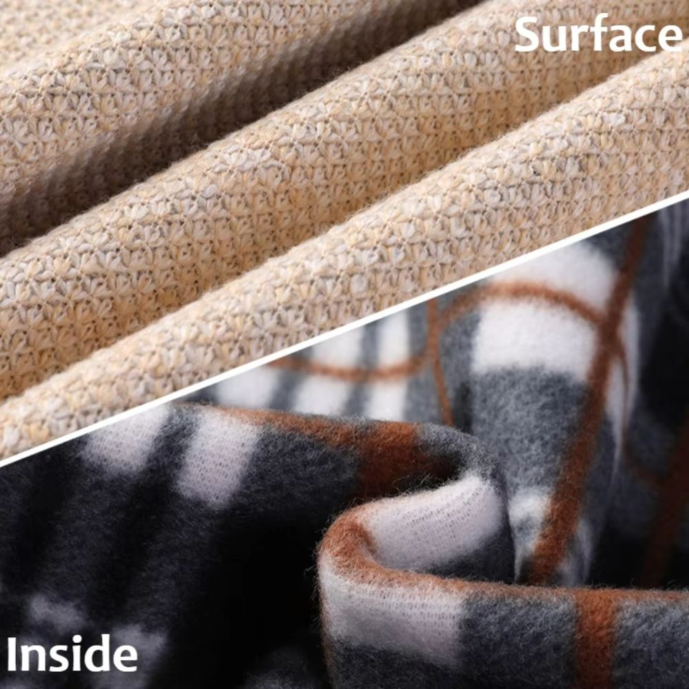 UrbanEdge Men's Stand-Up Collar Knit Cardigan – Slim Fit Winter Sweater Jacket