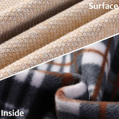 UrbanEdge Men's Stand-Up Collar Knit Cardigan – Slim Fit Winter Sweater Jacket