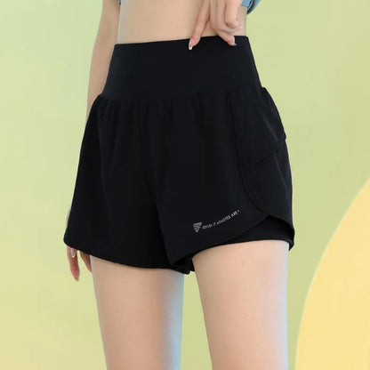 PHIGEER Womens Yoga Shorts Lightweight Workout Cycling Shorts with Pocket