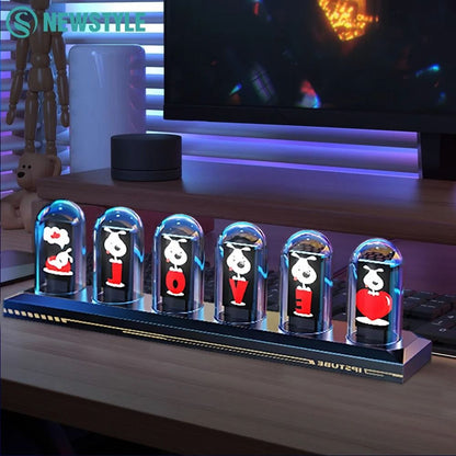 RGB Tube Clock with App Control and Custom Display