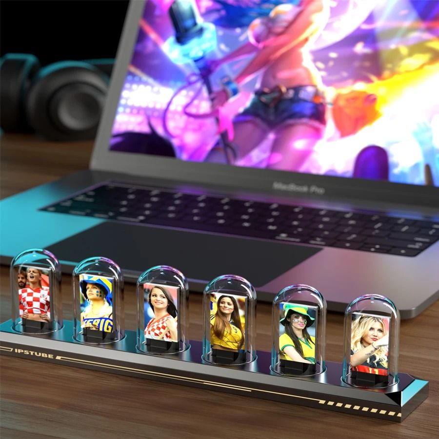RGB Tube Clock with App Control and Custom Display