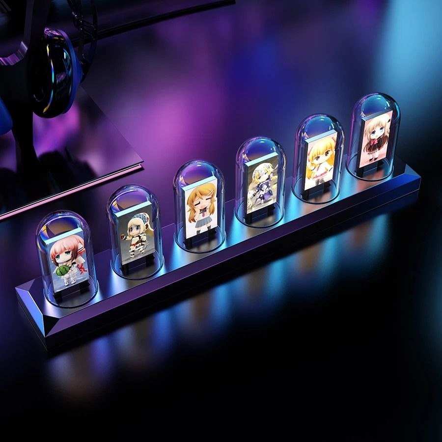 RGB Tube Clock with App Control and Custom Display